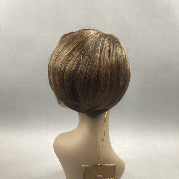 H/H Avanza Short Straight #S1B/27 Black Blonde 100% Human Hair Blend Full Wig - Picture 4 of 9